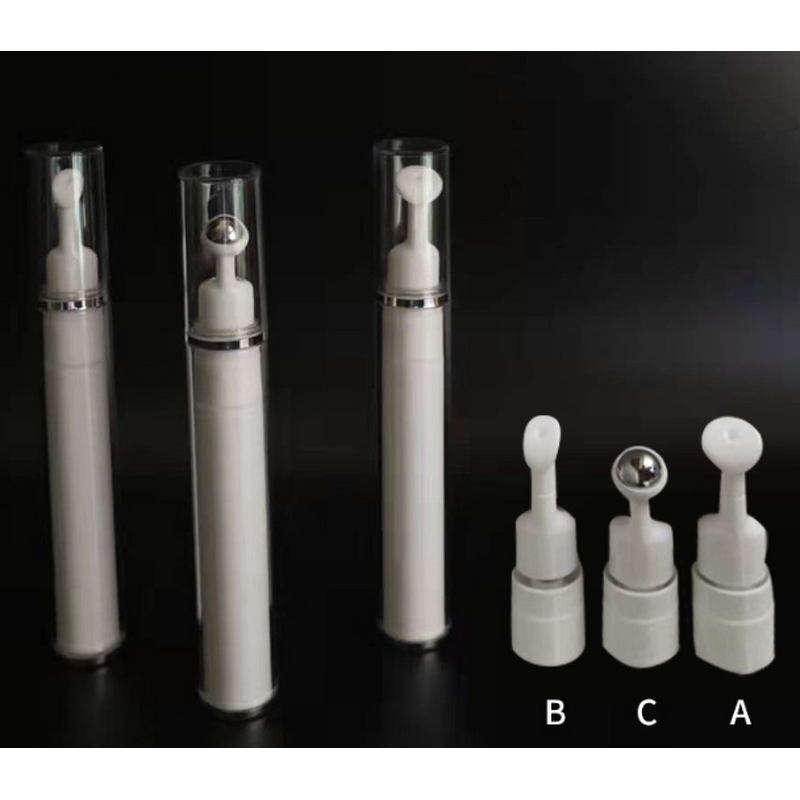 Cosmetic Packaging Manufacturer - 10ml Vacuum Plastic Roller Ball for Eye Cream Needle Sub-packaging Essential Oil Lotion