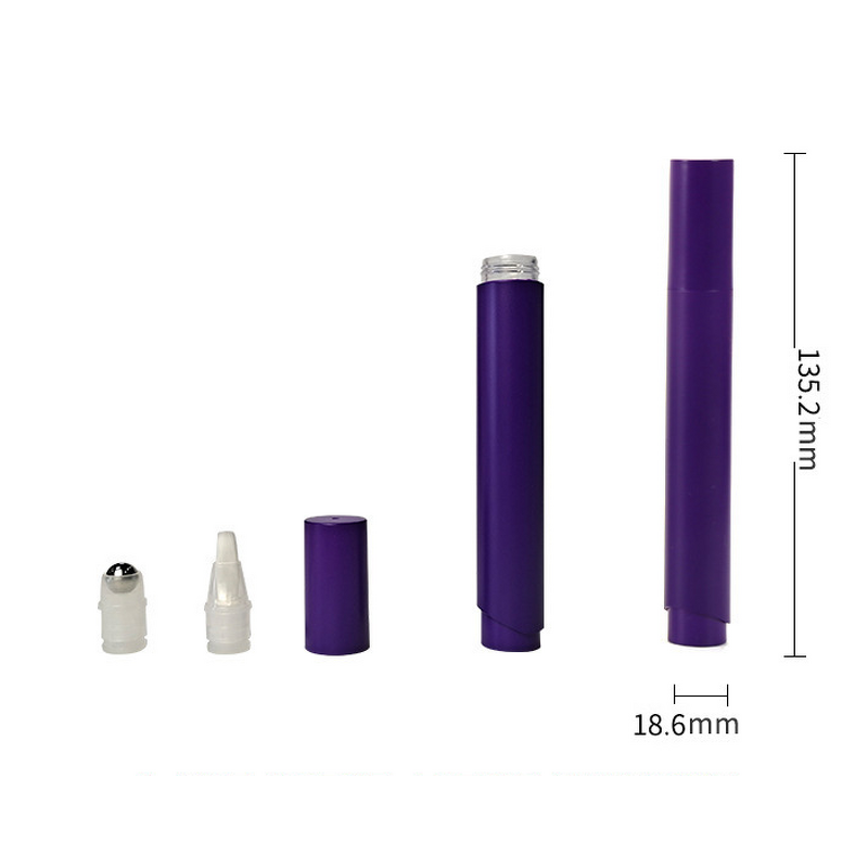 Cosmetic Pen Packaging Tube Manufacturer - 6ml Plastic Pressure Bead Eye Cream Ball Head for Lip Tubing