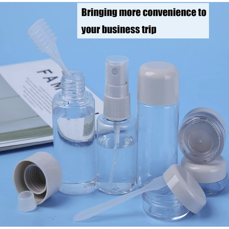 Travel Bottles Set Manufacturer - 8 Pcs Super Leak-Proof Travel Size Refillable for Lotion Shampoo Cream Soap