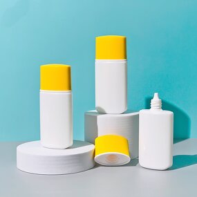 Hand Cream Sunscreen Bottle Manufacturer - 50ml Inverted Flat for Isolation Cream Empty Cosmetic Container