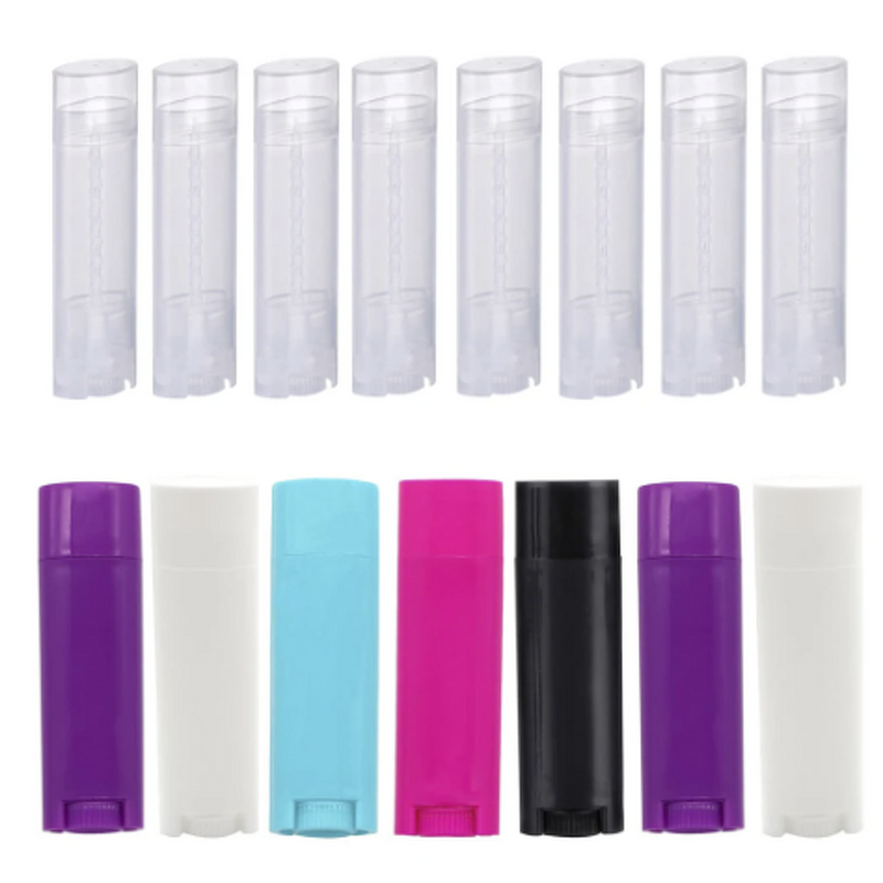 Lip Balm Tube Manufacturer - Oval Empty Plastic for Homemade Lipstick Deodorant Lotion Stick