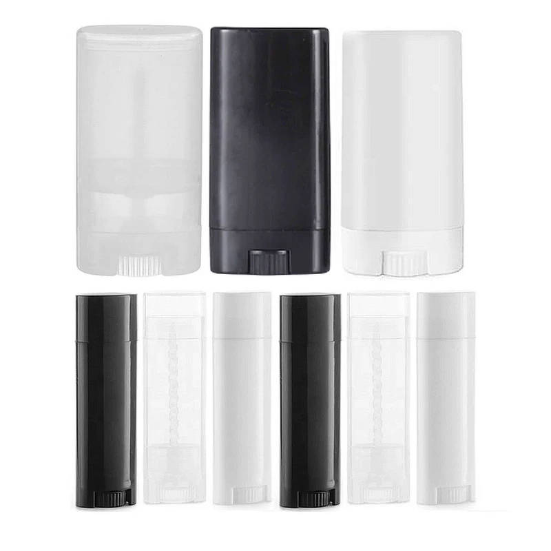 Deodorant Tube Manufacturer - 1pc Plastic Empty 15ml 30ml 50ml 75ml with Twist Stick Bottom Filling for Travel