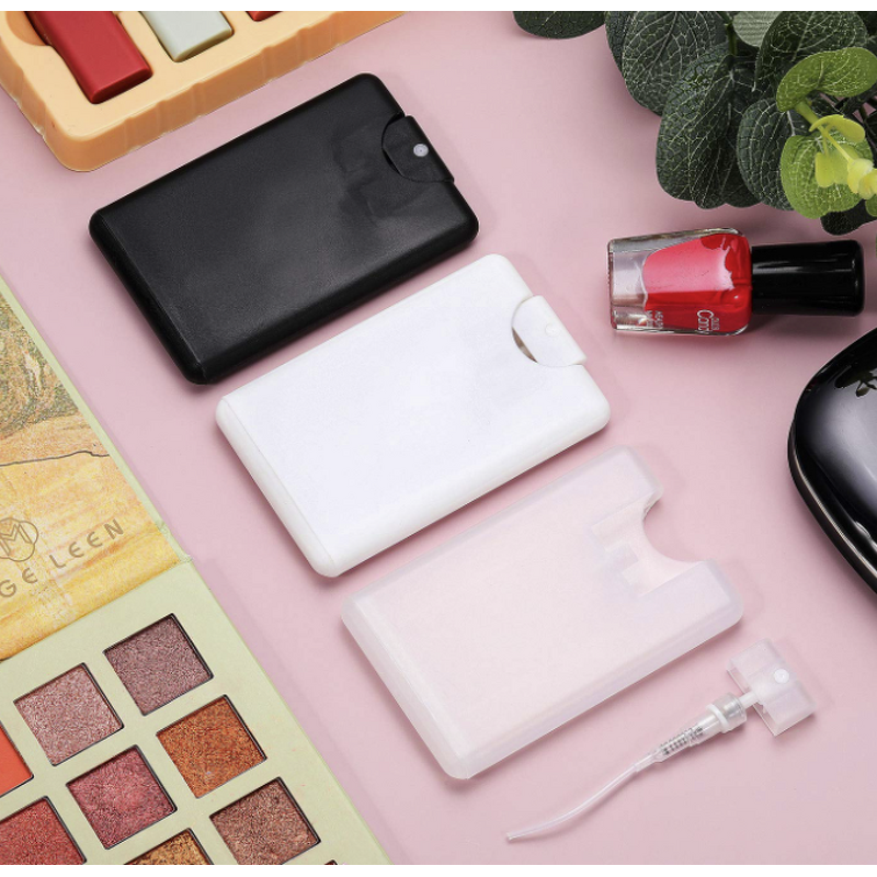 Perfume Spray Bottle Manufacturer - 20ml Cardcase-like Plastic Refillable Fine Mist Portable Moisturizing