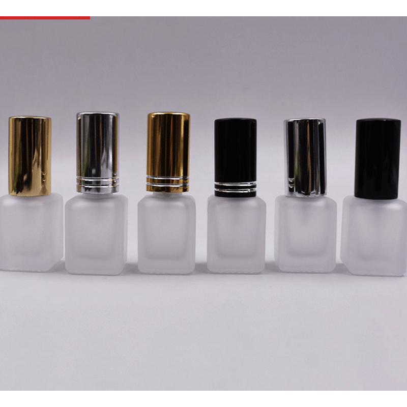 Perfume Spray Bottle Manufacturer - 5ml Square for Scrub Foundation Toner Cosmetic Glass
