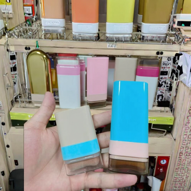 Blush Stick Manufacturer - Brand New 20g Double-Ended Sponge-Tipped Concealer Paste-Type Foundation in Rotating Plastic