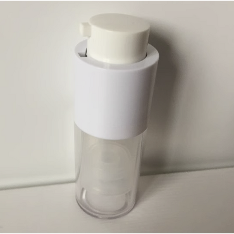 Airless Pump Spray Bottle Manufacturer - Silver for Face Cream Facial Cleanser Lotion False Eyelashes