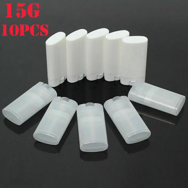 Twist-Up Plastic Bottle Manufacturer - 20pcs 15g Empty for DIY Natural Crystal Deodorant Refillable Cosmetics Shampoo