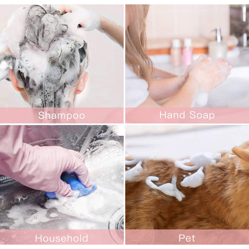 Soap Foam Bottle Manufacturer - Tekson Pink Pump Empty Travel Foaming for Lash Shampoo Cleanser