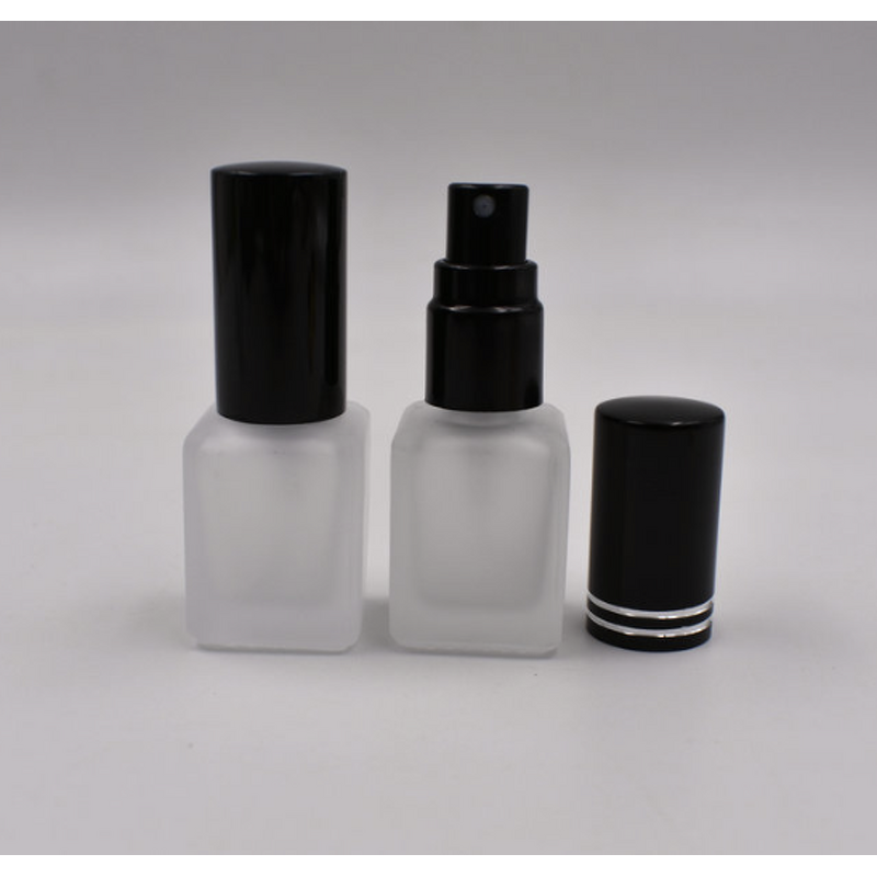 Perfume Spray Bottle Manufacturer - 5ml Square for Scrub Foundation Toner Cosmetic Glass