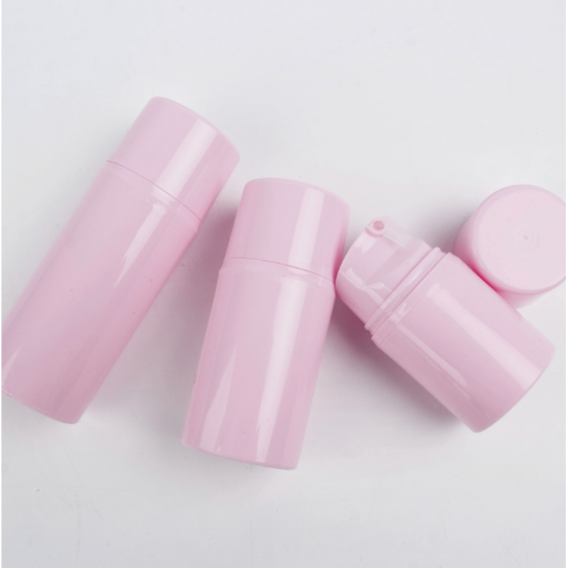 Body Lotion Pump Bottle Manufacturer - Hot Sale 50ml White Plastic Customized for Clear Cap Empty Airless Vacuum