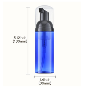 Foam Pump Bottle Manufacturer - Lisapack Cobalt 2oz Small for Lash Cleaner Blue 60ml Black Pump