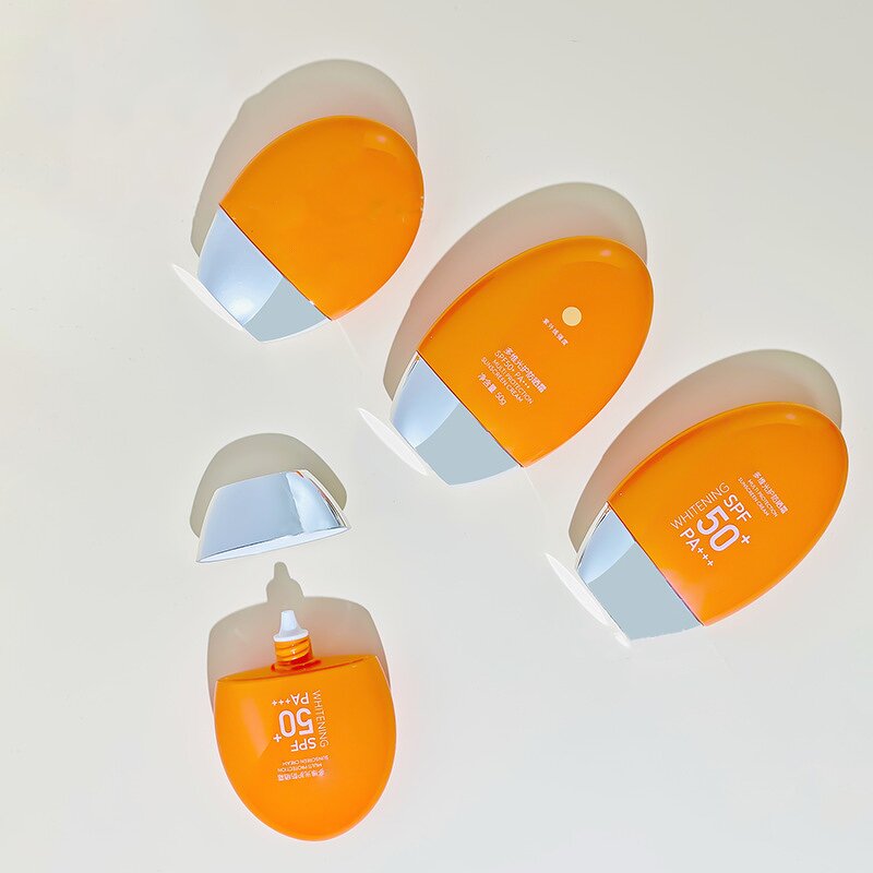 Sunscreen Packaging Bottle Manufacturer - Custom Wholesale 50ml Isolation Flat for Bb Cream Tube Blue