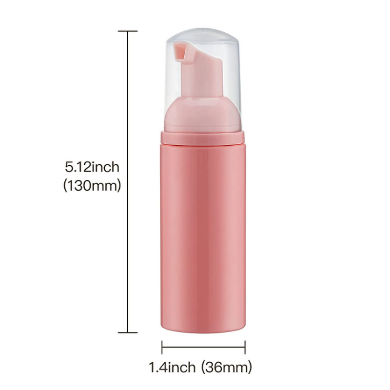Soap Foam Bottle Manufacturer - Tekson Pink Pump Empty Travel Foaming for Lash Shampoo Cleanser
