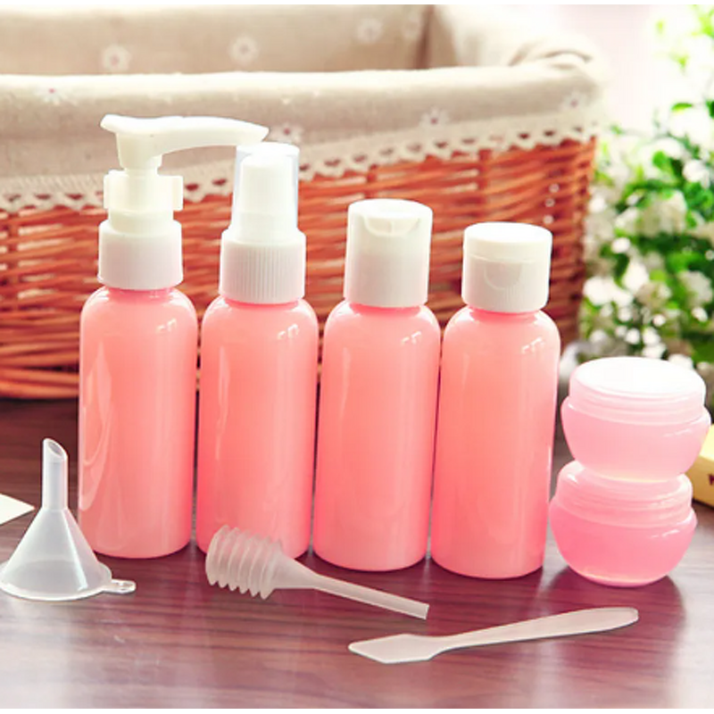 Travel Bottles Set Manufacturer - Refillable Package Cosmetics Plastic Pressing Spray Makeup Tools for Travel