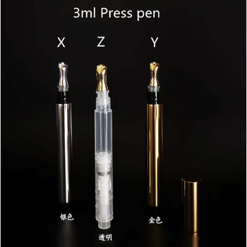 Lip Liquid Tube Manufacturer - Empty 1-5ml Cosmetic Pen for Lip Gloss Lipstick Eye Cream with Metal Head