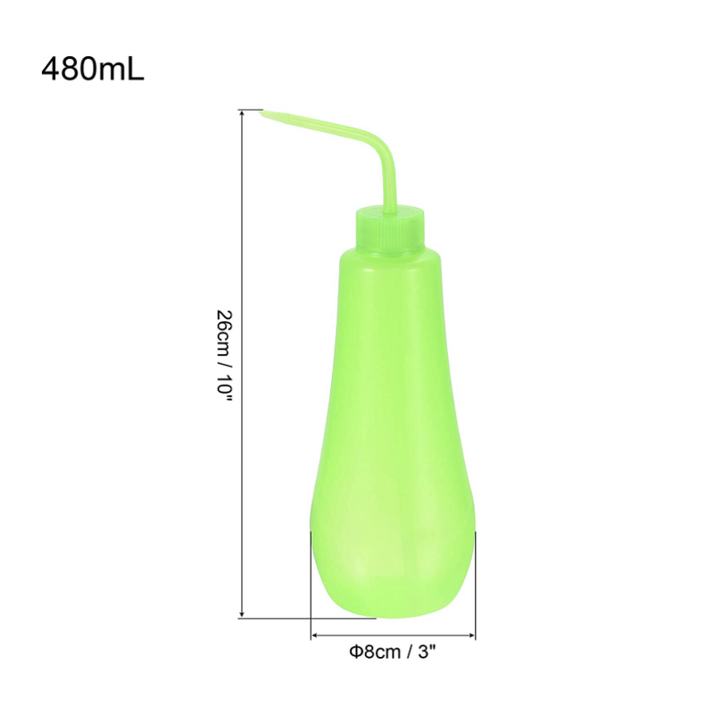 Plastic Squeeze Washing Bottle Manufacturer - 480ml for Succulent Plant Watering Irrigation Spout