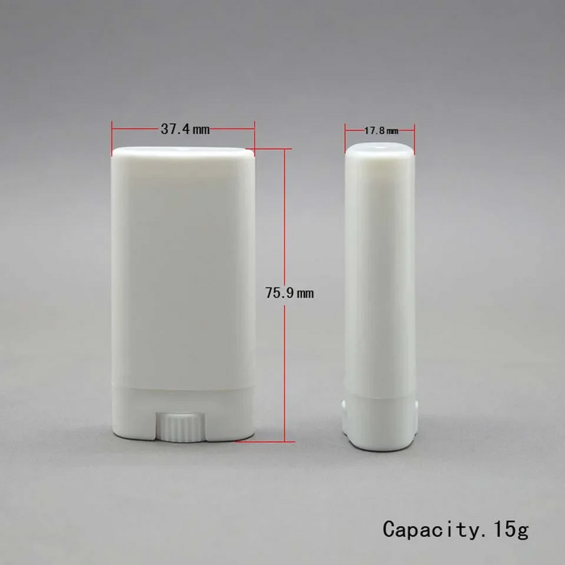 Deodorant Tube Manufacturer - 1pc Plastic Empty 15ml 30ml 50ml 75ml with Twist Stick Bottom Filling for Travel
