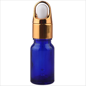 Essential Oil Bottle Manufacturer - 10ml Flower Basket Cover Glass Press with Anti-theft Cover Dropper