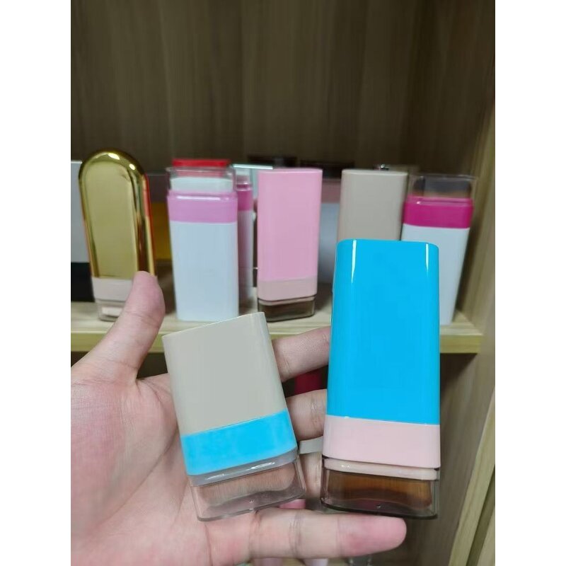 Blush Stick Manufacturer - Brand New 20g Double-Ended Sponge-Tipped Concealer Paste-Type Foundation in Rotating Plastic
