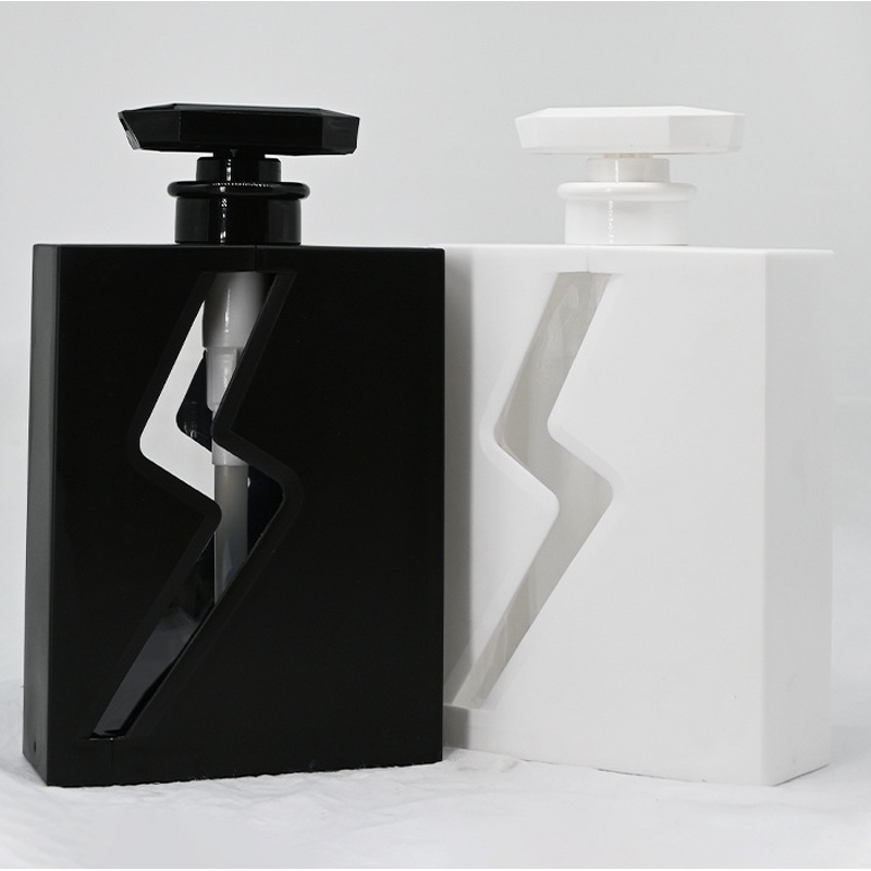 Square PET Plastic Bottle Manufacturer - 500ml with Pump for Lotion Shampoo Shower Gel Hand Soap Facial Cleanser