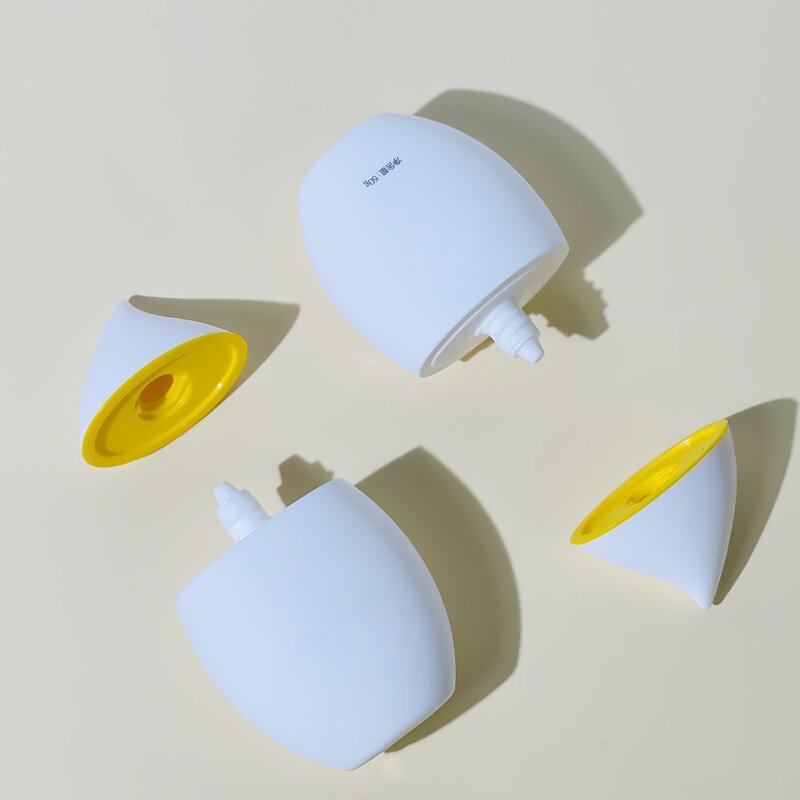 Cosmetic Squeeze Bottle Manufacturer - 50ml 100ml Empty New Design for Sunscreen Foundation