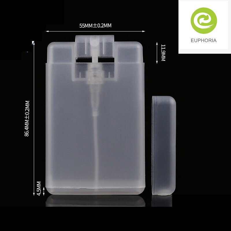 Perfume Bottle Manufacturer - Plastic 20ml Credit Card Pocket Spray Pocket Size Empty Sprayer