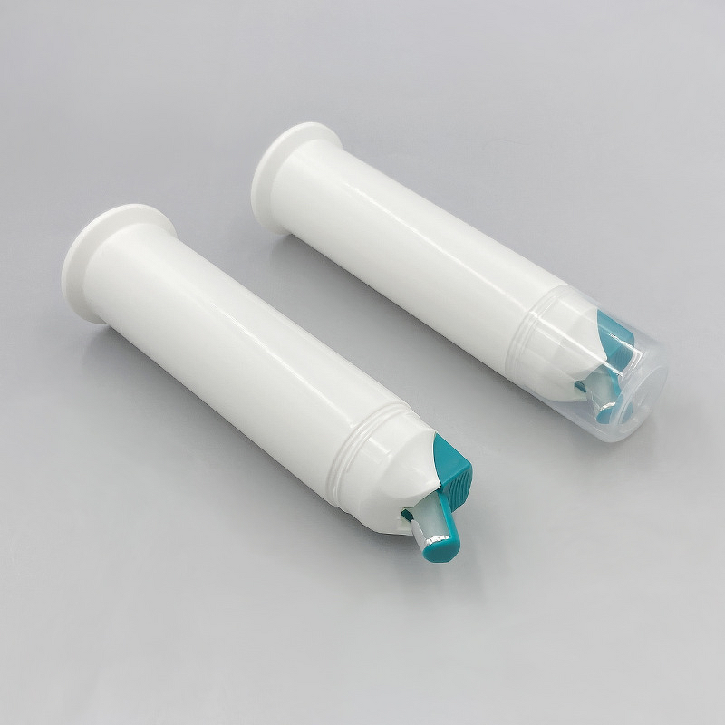 Toothpaste Vacuum Bottle Manufacturer - Stock 60g 100g 120ml Vertical with Pump Customizable Logo Daily Chemical