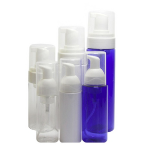 Plastic Foam Pump Bottle Manufacturer - In Stock 30ml 50ml 60ml 100ml 150ml 200ml Clear White Blue PET for Facial Cleanser