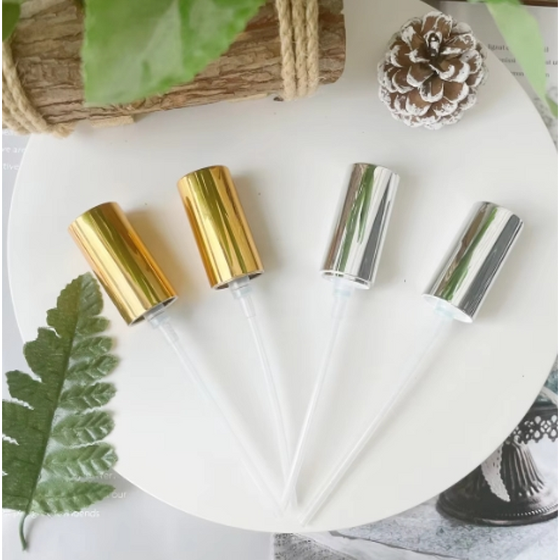 Aluminum Spray Pump Manufacturer - Lotion Bottle Replacement Top for Perfume Essential Oil 410/18mm