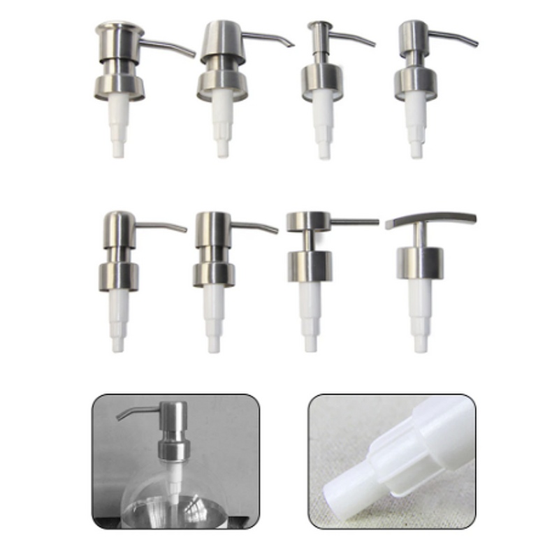 Soap Dispenser Bottle Manufacturer - Stainless Steel Kitchen Tool with Press Head for Liquid Pump Accessories