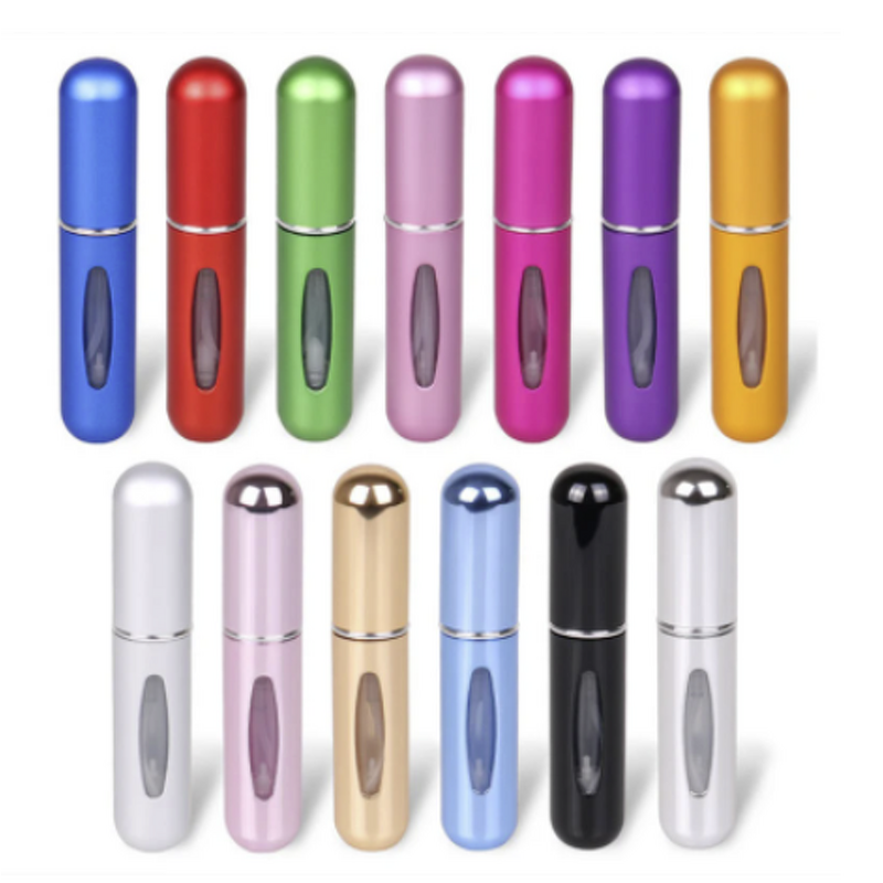 Mini Refillable Perfume Bottle Manufacturer - 5ml Portable with Spray Refill Jar Scent Pump for Travel Empty Cosmetic