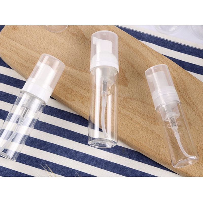 Plastic Foam Pump Bottle Manufacturer - In Stock 30ml 50ml 60ml 100ml 150ml 200ml Clear White Blue PET for Facial Cleanser