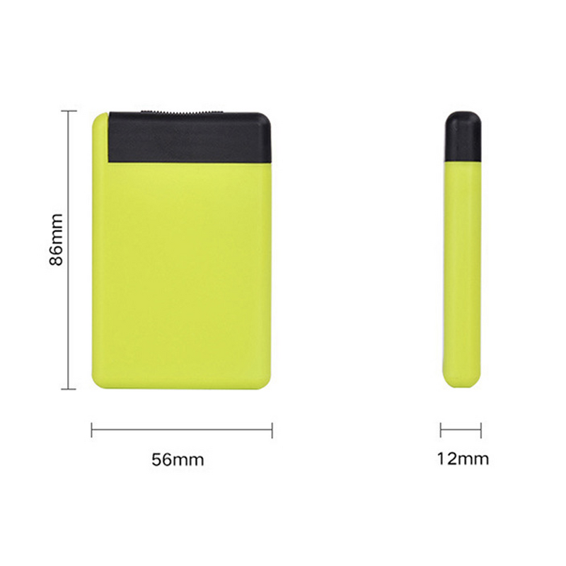 Perfume Bottle Manufacturer - 20ml Yellow Push-top Card Spray Flat Disposable for Hand Sanitizer
