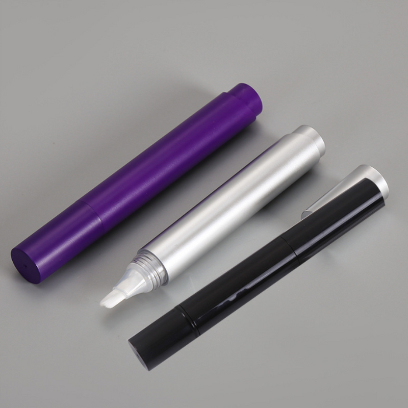 Cosmetic Pen Packaging Tube Manufacturer - 6ml Plastic Pressure Bead Eye Cream Ball Head for Lip Tubing