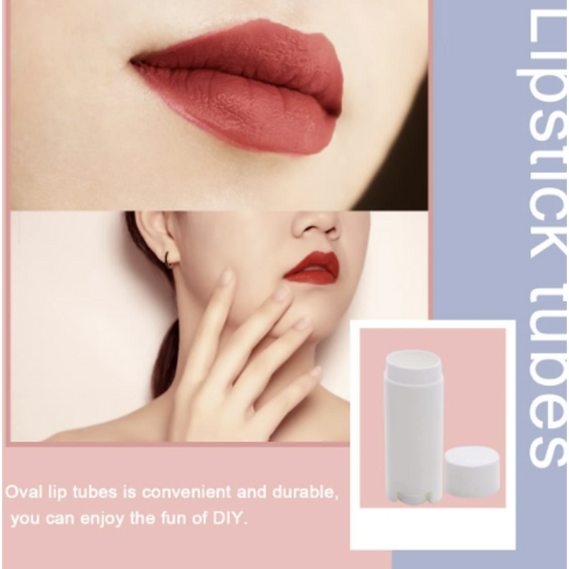Lip Balm Tube Manufacturer - Oval Empty Plastic for Homemade Lipstick Deodorant Lotion Stick