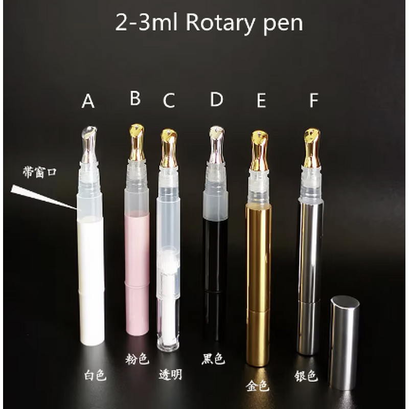 Lip Liquid Tube Manufacturer - Empty 1-5ml Cosmetic Pen for Lip Gloss Lipstick Eye Cream with Metal Head