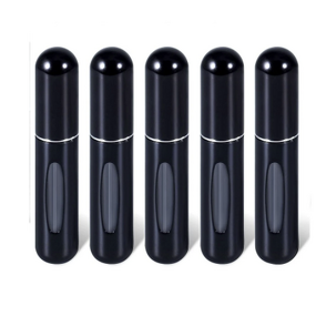 Atomizer Perfume Spray Bottle Manufacturer - Black 5/8ml for Travel Empty Cologne Portable Refillable Aluminum