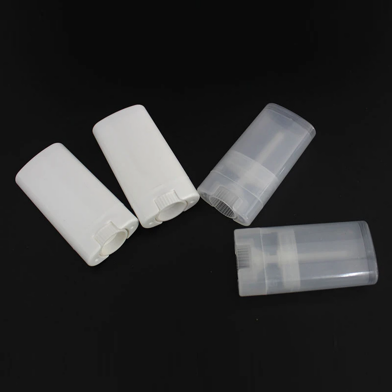 Solid Deodorant Tube Manufacturer - 6g Plastic Cylinder Green for Lip Balm Empty Lipstick Cleansing Mask
