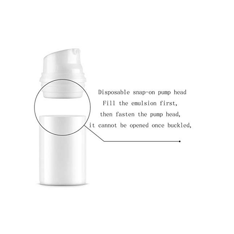 Airless Plastic Treatment Pump Manufacturer - 15/30/50ml for Home Travel Spare PET Bottles Cosmetic for Shampoo