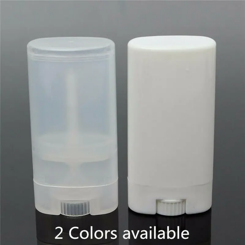 Deodorant Container Manufacturer - 10pcs Travel-Friendly Plastic Empty Black Twist Stick 15ml 30ml 50ml 75ml