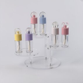 Lip Gloss Container Manufacturer - Custom for Clear Ball Shape with Cap and Brush Sealed Box