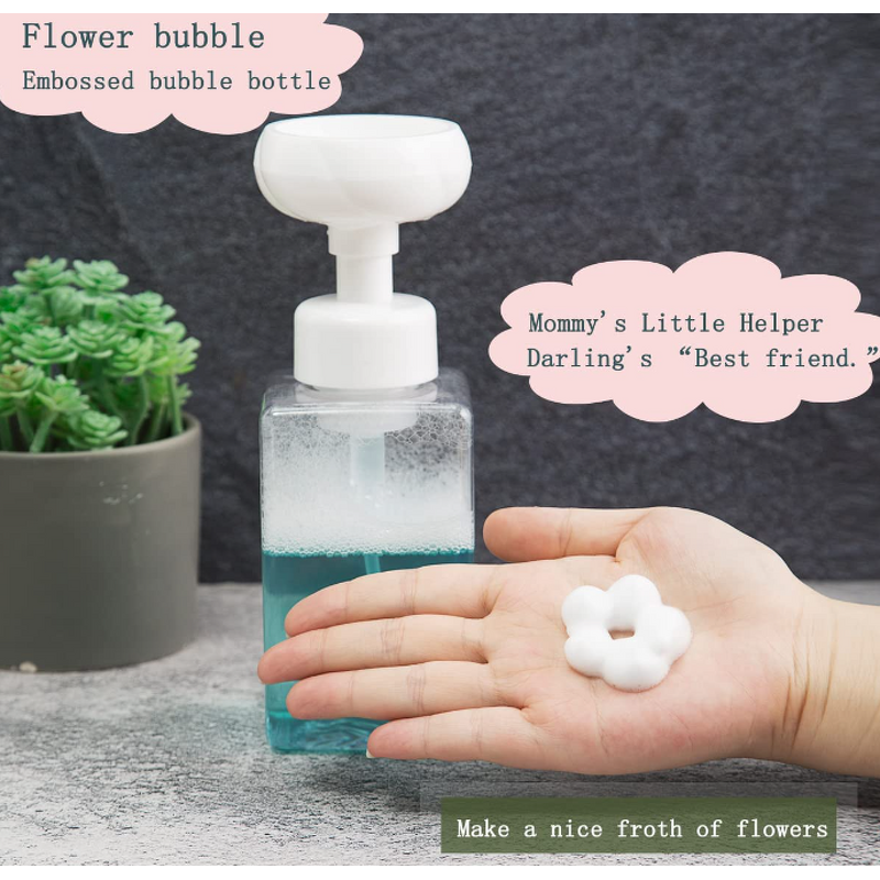 Foaming Soap Dispenser Manufacturer - Mousse Bottle Sparkling Foam 450ml Refillable Plastic for Liquid Soap