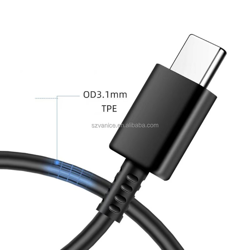 USB C Cable Manufacturer - Original 3A 25W Fast Charging Cable for Samsung S20 S10 Note 10