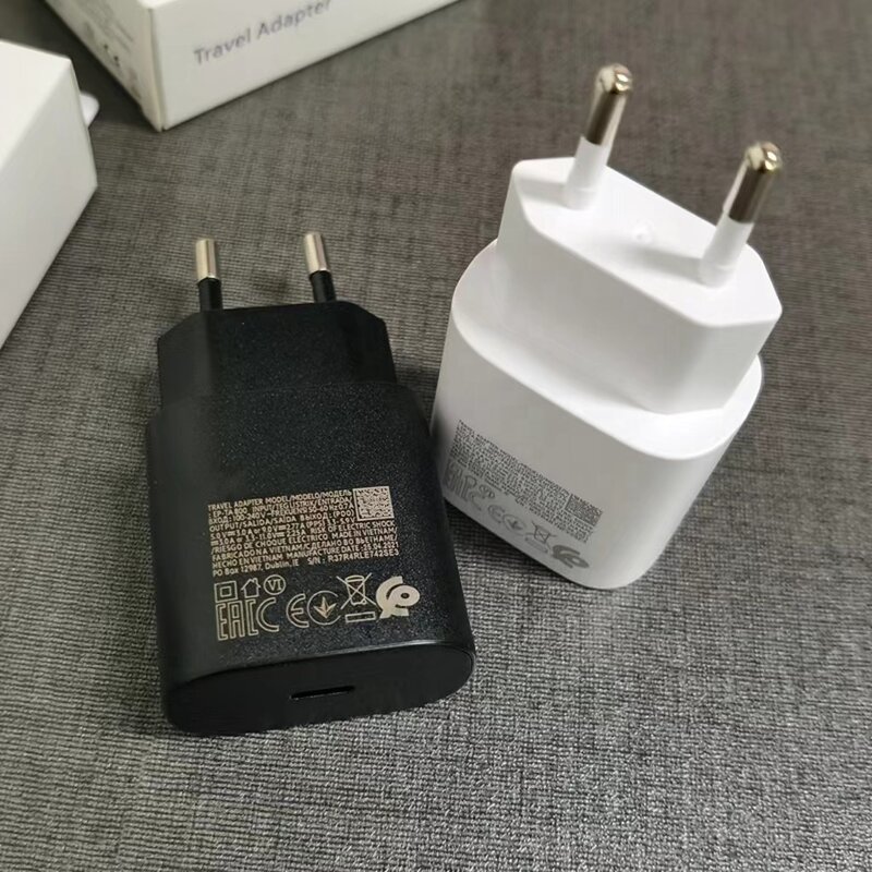 Travel Charger Manufacturer - Original 25W USB C PD Super Fast Charger with EU/US/UK Plug for Samsung S21 S22
