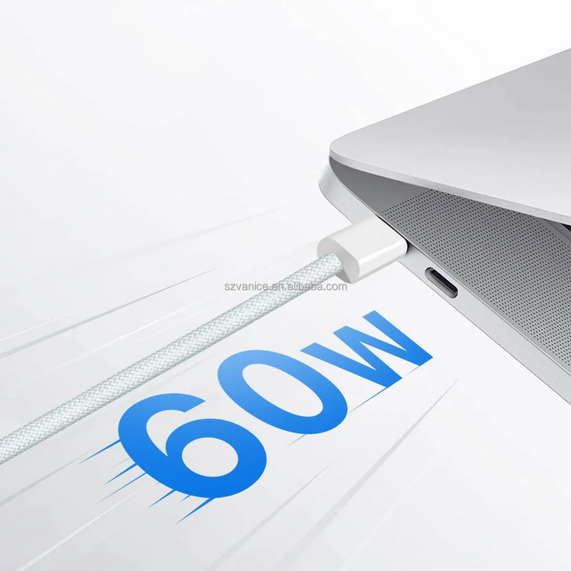 USB C Cable Manufacturer - 60W Braided USB-C to USB-C Fast Charging Cable