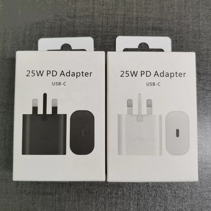 Travel Charger Manufacturer - Original 25W USB C PD Super Fast Charger with EU/US/UK Plug for Samsung S21 S22