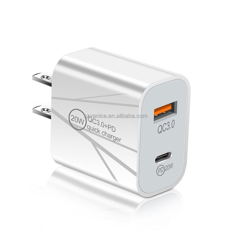 Wall Charger Kit Manufacturer - OEM 20W USB C PD Charger with Cable for iPhone
