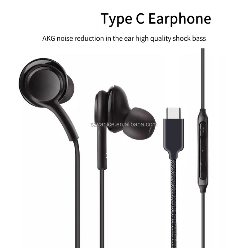 Type C Earphones Manufacturer - Wired In-ear with Microphone