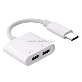 USB C Adapter Manufacturer - Type-C to Dual Type-C 2in1 Splitter for Charging and Audio