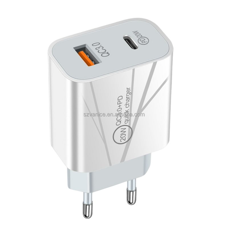 Wall Charger Kit Manufacturer - OEM 20W USB C PD Charger with Cable for iPhone